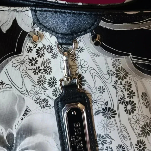 Sharif 1827 shoulder bag & travel tote bag floral pattern  set of 2 - Picture 13 of 16